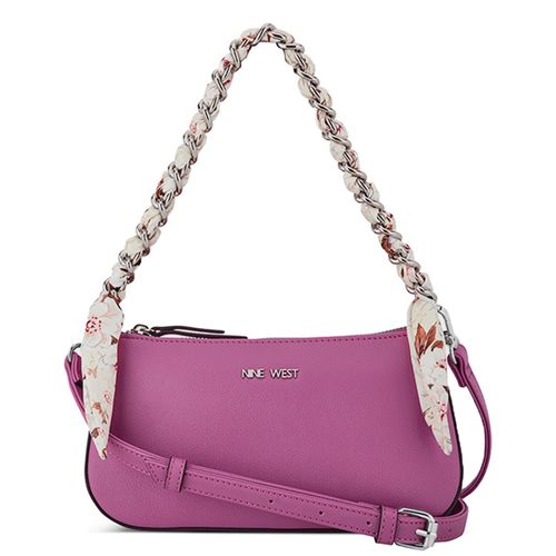 Cartera shoulder bag Nine West color rosado para mujer