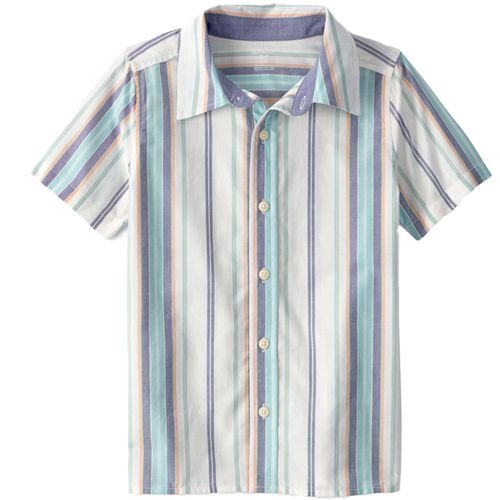 Camisa multicolor rayada para niño