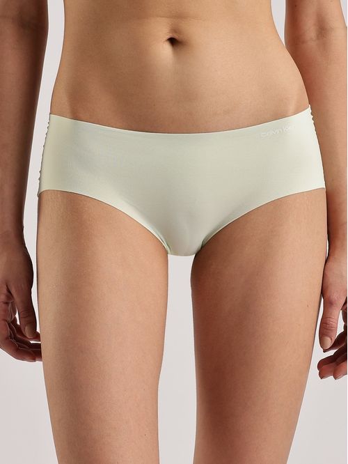 Bikini Calvin Klein verde claro sólido para mujer