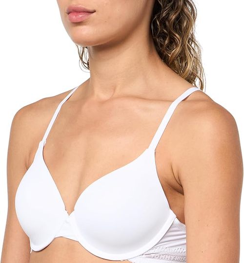 Brasier Tommy Hilfiger con aro blanco sólido para mujer