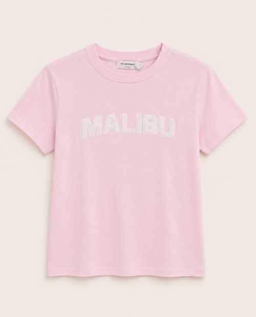 Camiseta No Comment con bordado para mujer