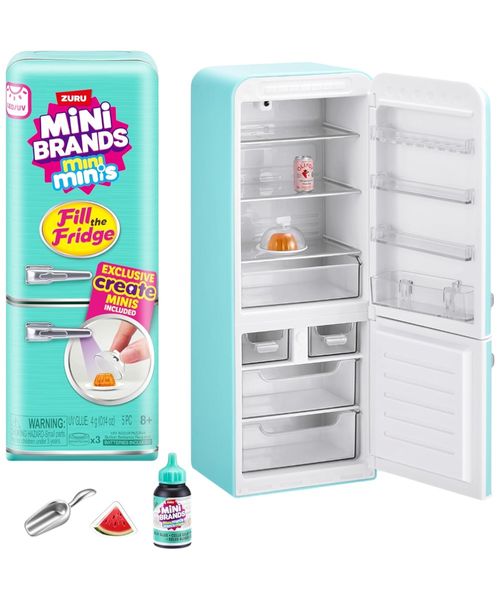 Set De Juego Mini Brands Fill The Fridge Figuras Sorpresa Zuru