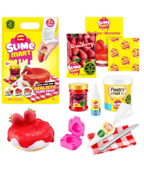 ZURU Slime Mart pastel de queso de fresa