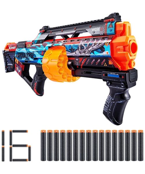 Lanzador Zuru X-Shot Skins Last Stand 16 dardos