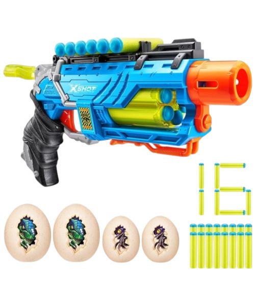 Lanzador X-Shot Dino Attack Dino Striker 16 dardos