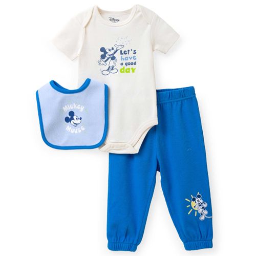Conjunto de 3 piezas Mickey Mouse para bebé niño