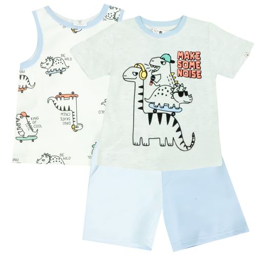 Conjunto de 3 piezas multicolor para niño