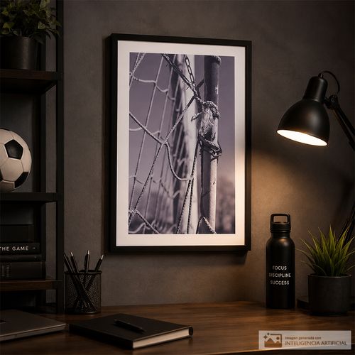 Cuadro decorativo de portería 40x60cm