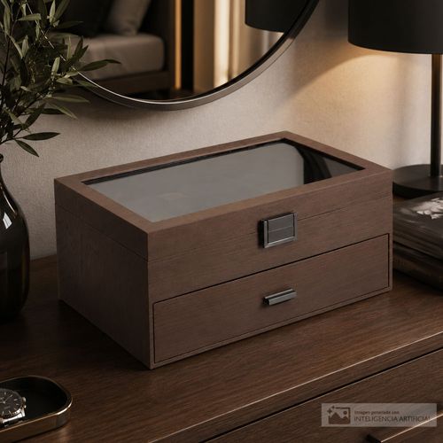 Caja organizadora capacidad para 24 relojes
