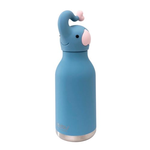 Botella infantil doble pared diseño elefante 460 ml