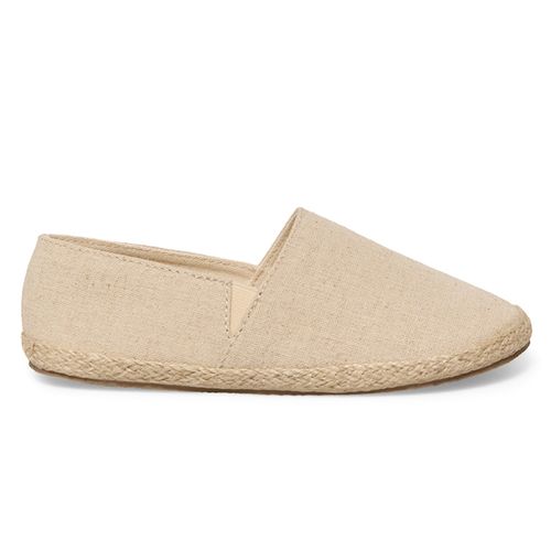 Zapato alpargata casual Sfera color beige para niña