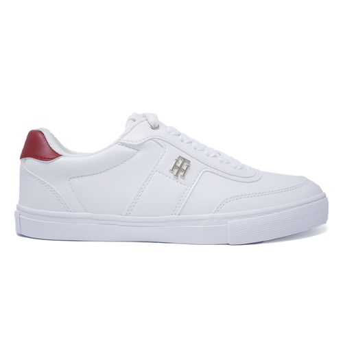 Zapato casual Tommy Hilfiger Twlondin color blanco/rojo para mujer