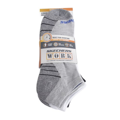 Pack de 3 pares de calcetines low cut Skechers multicolor para hombre