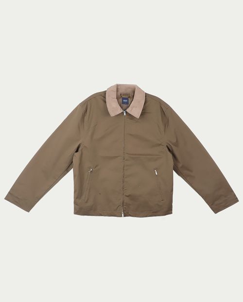 Chaqueta Gents café sólida para hombre