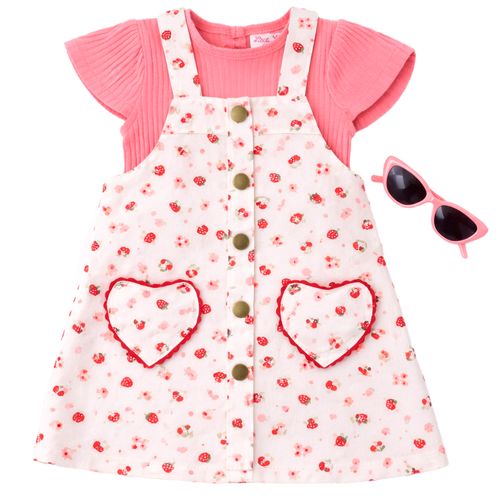 Conjunto de 2 piezas multicolor para bebé niña
