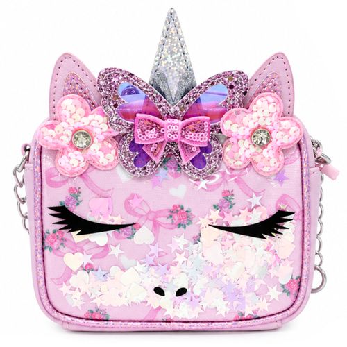 Cartera crossbody diseño de unicornio para niña