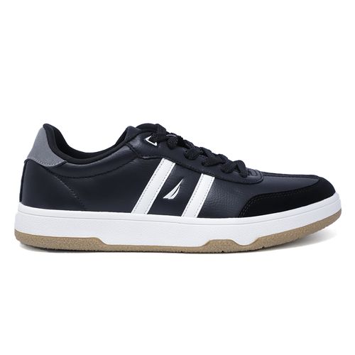 Zapato deportivo casual Nautica negro para hombre