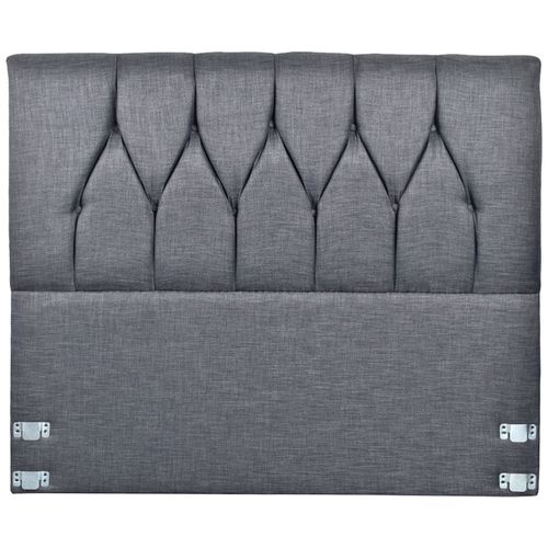 Respaldo Palermo gris con textura