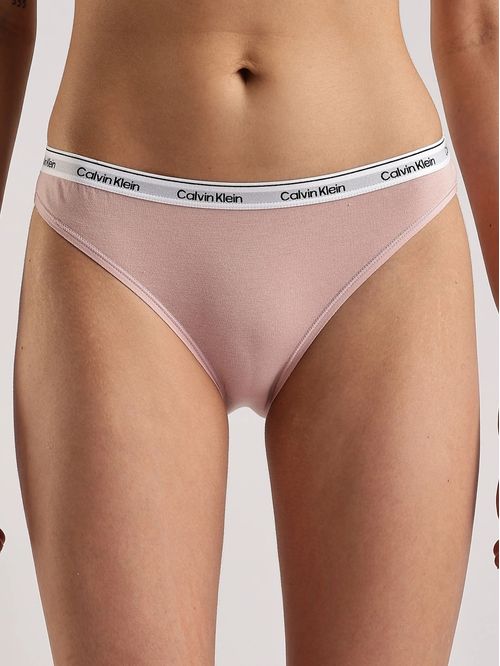 Bikini nude sólido para mujer