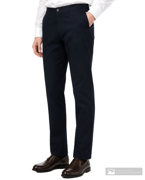 Pantalón Oscar de la Renta chino azul para hombre