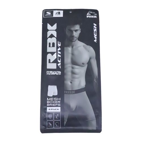 Pack de 4 bóxers brief RBX multicolor para hombre