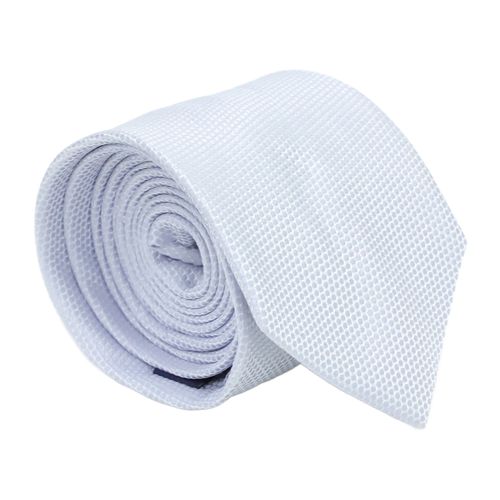 Corbata Zanetti Orange plateada para hombre