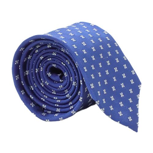 Corbata Zanetti Orange azul para hombre