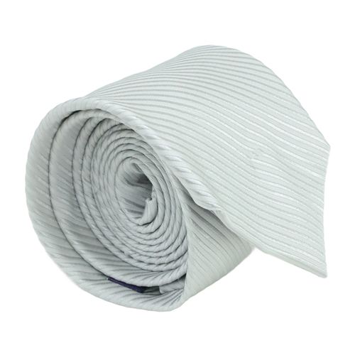 Corbata Zanetti Orange plateado para hombre