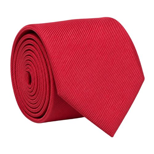Corbata Oscar de la Renta roja para hombre