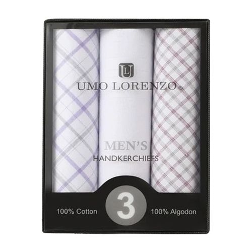 Pack de 3 pañuelos Umo Lorenzo para hombre