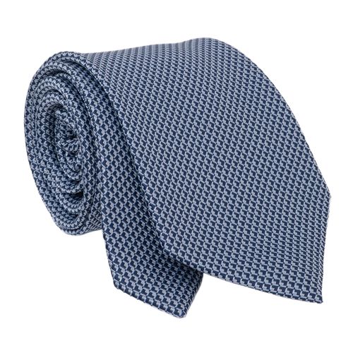 Corbata Nautica multicolor con diseño microtexturizado