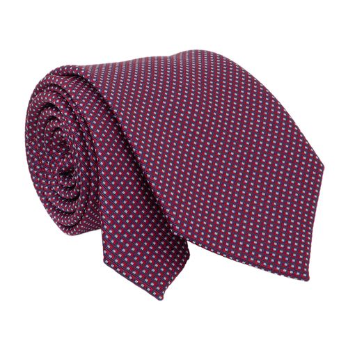Corbata Nautica multicolor con diseño microtexturizado