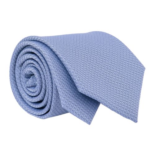 Corbata Nautica celeste con diseño microtexturizado