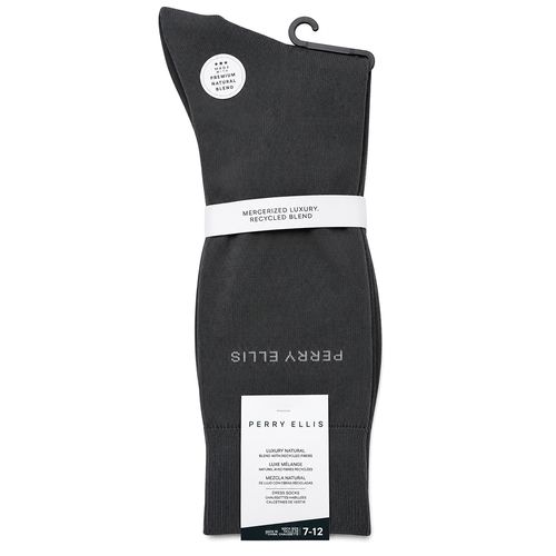 Calcetín de vestir largos Perry Ellis negros para hombre