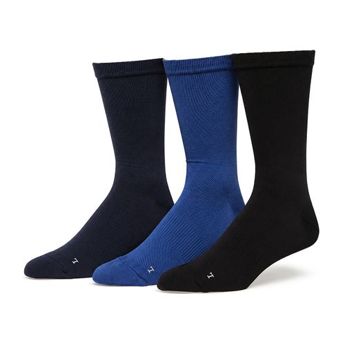 Pack de 3 pares de Calcetínes de vestir Perry Ellis bicolor para hombre