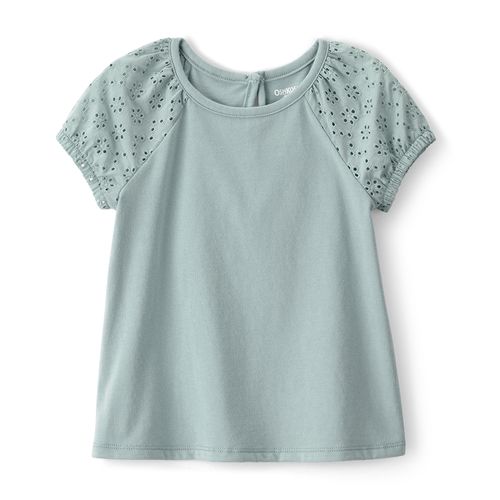 Camiseta verde para niña
