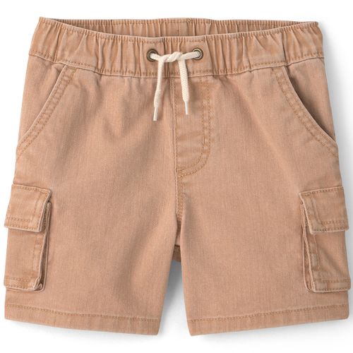 Short cargo café para niño