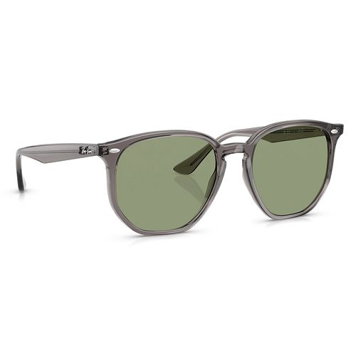Lente de sol ovalado Ray Ban acetato gris para unisex