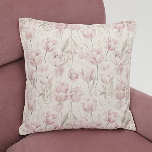 Cojín Estampado Tulipanes 45 x 45 cm