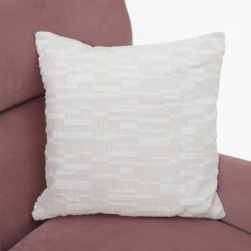 Cojín Jacquard Textura Geométrica 45 x 45 cm