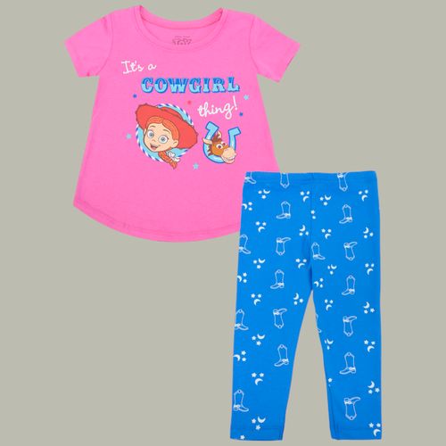 Conjunto de Jessie Toy Story con camiseta y leggings para niña