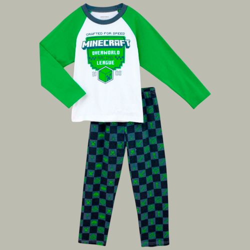Pijama de Minecraft Racing League para niño