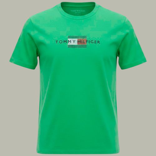 Camiseta verde Tommy Hilfiger para niño