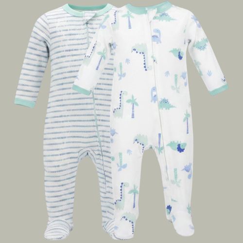 Set de 2 pijamas con estampado de dinosaurios para bebé niño
