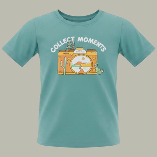 Camiseta verde con estampado Collect Moments para niño