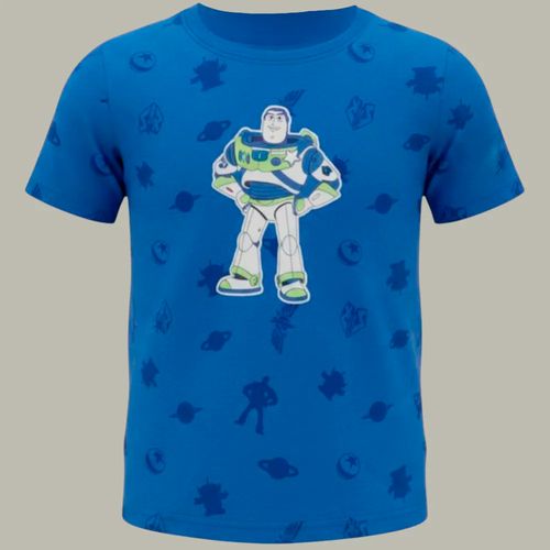Camiseta azul con estampado de Buzz Lightyear para niño