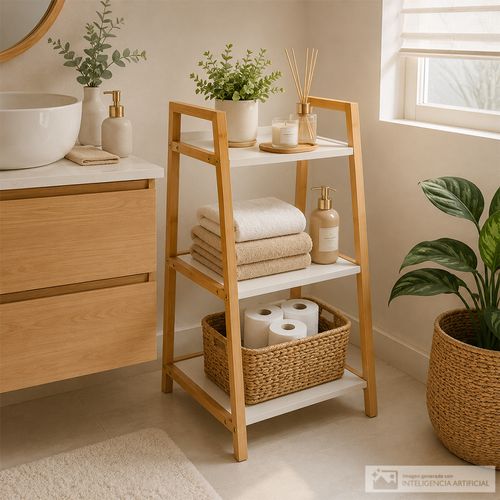 Estante organizador de 3 niveles 76 x 43 x36 cm