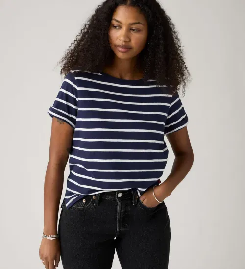 Camiseta Levi's básica rayada azul