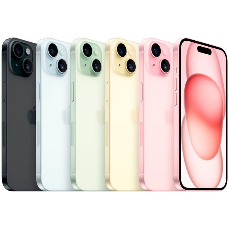 Iphone 15 15.49 cm (6.1") 128gb azul + cubo mophie 20w-1780509473720