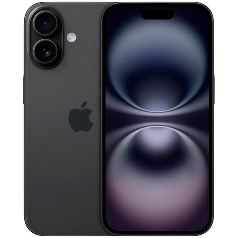 Iphone 16 15.49 cm (6.1") 128gb black + audifono jbl vibe buds 2-1780517815606